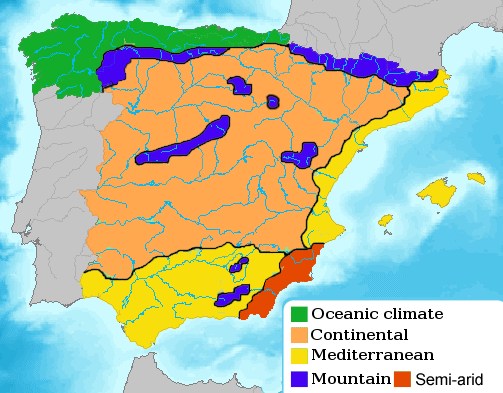 spain_climate map